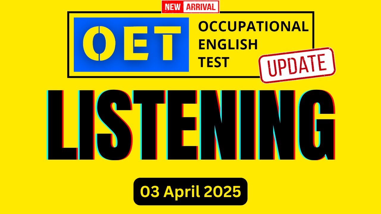 OET 2.0 listening test for nurses | OET 2.0 Online Classroom