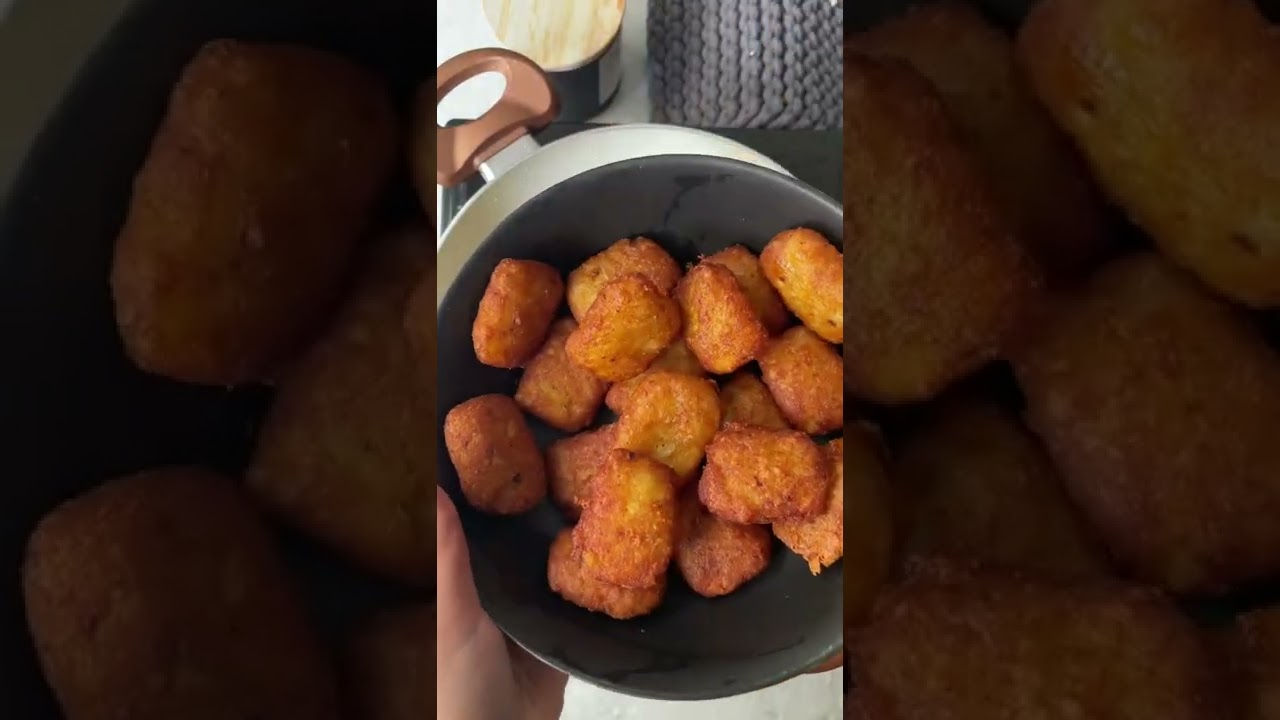 Crispy potato nuggets (part 3) #recipe #potato #nuggets #fried #explorepage
