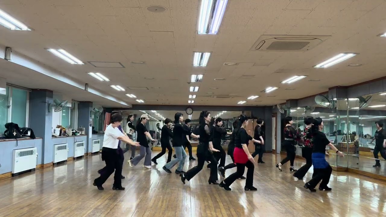 Rita's Waltz Line dance 리타스왈츠 라인댄스 만안평생교육원 입문반 수업 영상
