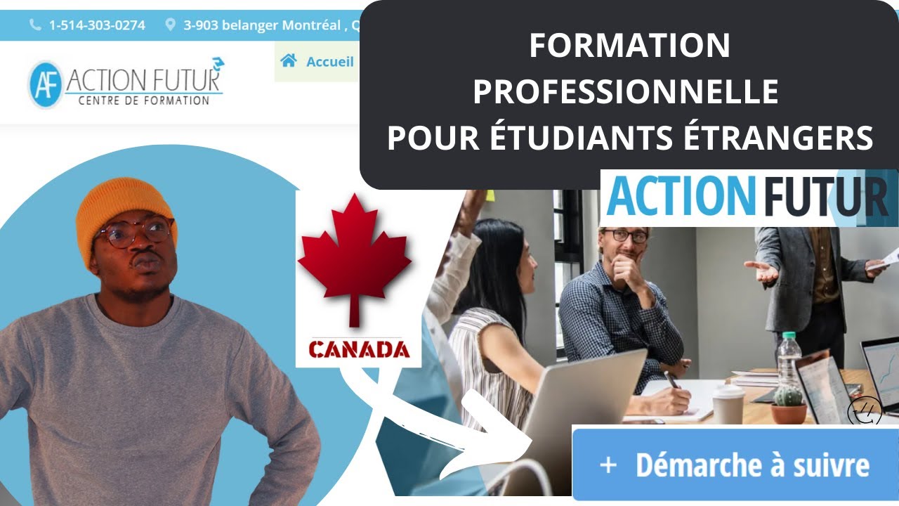 FORMATION PROFESSIONNELLE POUR ÉTUDIANTS ÉTRANGERS CANADA: CE CENTRE OFFRE DES FORMATION