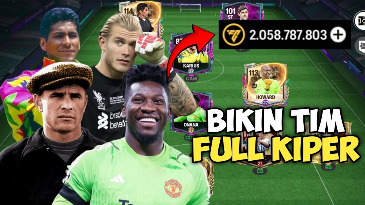 Aku Bikin Tim Full Kiper Pertama Kali - FC Mobile Indonesia