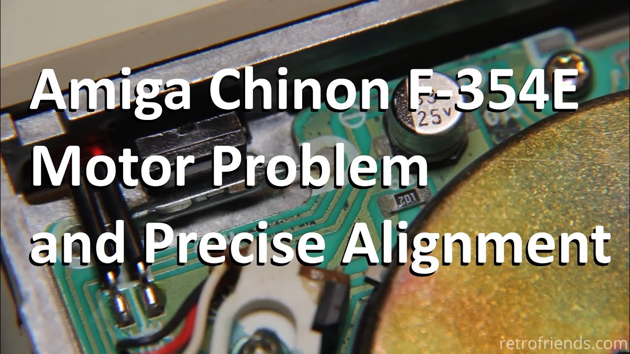 Ремонт дисковода для Amiga 2000 Chinon F-354E