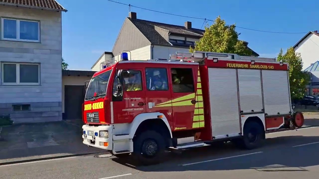 Jahreshauptübung Feuerwehr Saarlouis 2025 | Louisho07 