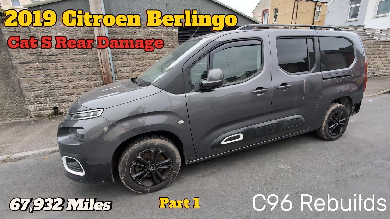 2019 Citroen Berlingo Flair, Cat S repair 67,932 Miles ( Part 1)