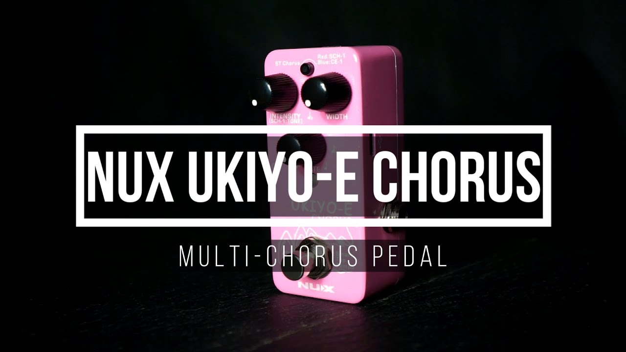 [No Talking] NUX Ukiyo-E Chorus  - Pedal Demo with Charles and Tobie