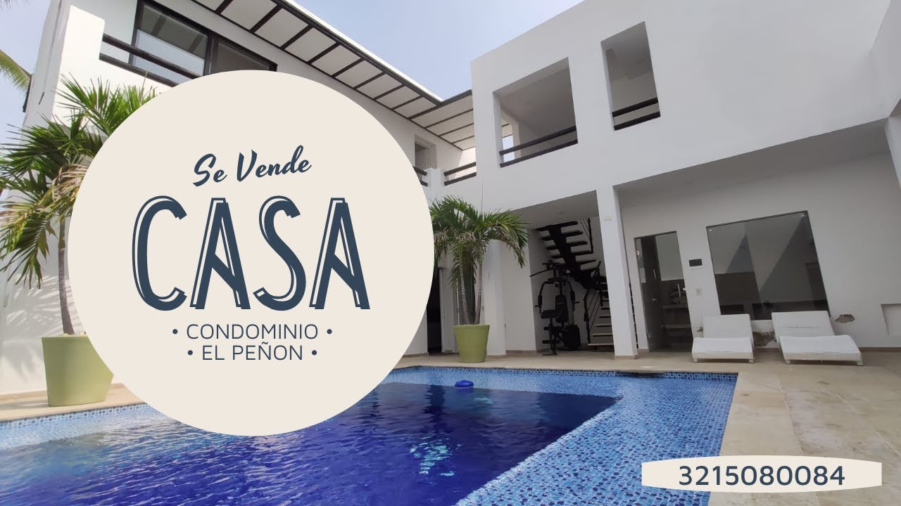 VENDO ESPECTACULAR CASA EN CONDOMINIO EL PEÑON