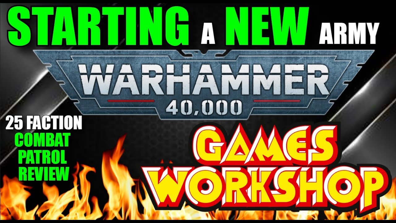 START Warhammer 40,000 from SCRATCH!  ALL 25 Faction Combat Patrol  40k  Beginner's GUIDE #New40k