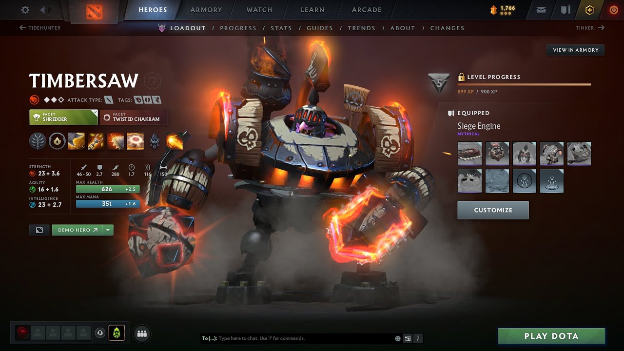 Dota 2 - 10th All-Hero Challenge (Timbersaw)