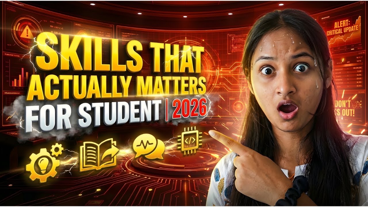 Skills That Actually Matters For Students | #2026 #skillbuilding