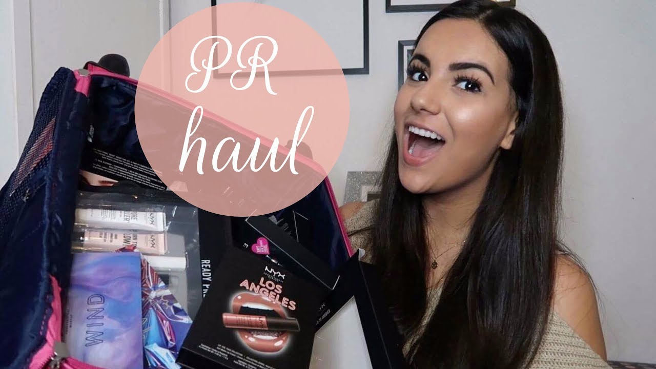 HUGE PR haul (new beauty products) + GIVEWAY! | Nicole Corrales