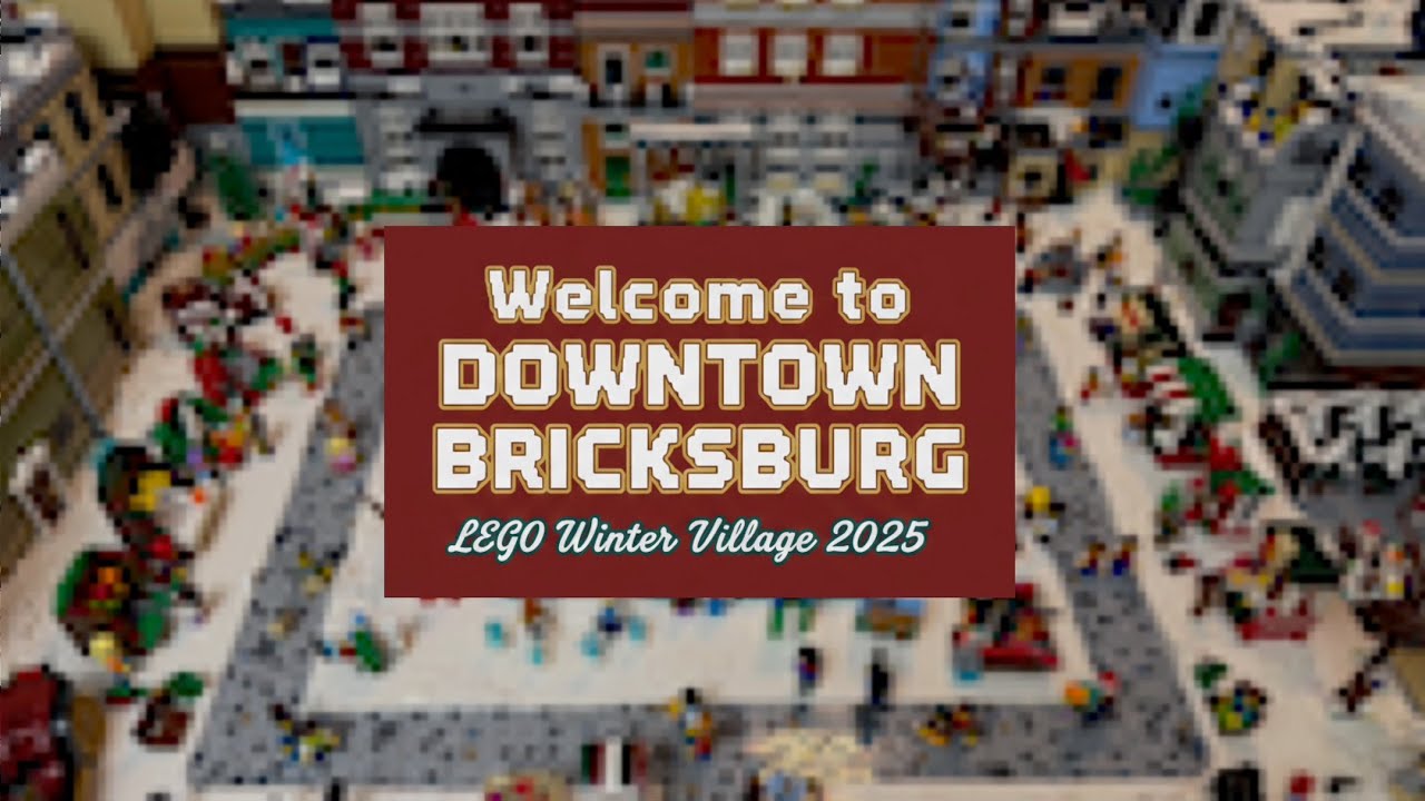 Lego Winter Village 2025 - Downtown Bricksburg!
