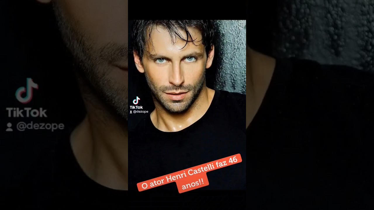 Henri Castelli faz anivers&aacute;rio hoje! #aniversariantes #henricastelli #atoresbrasileiros