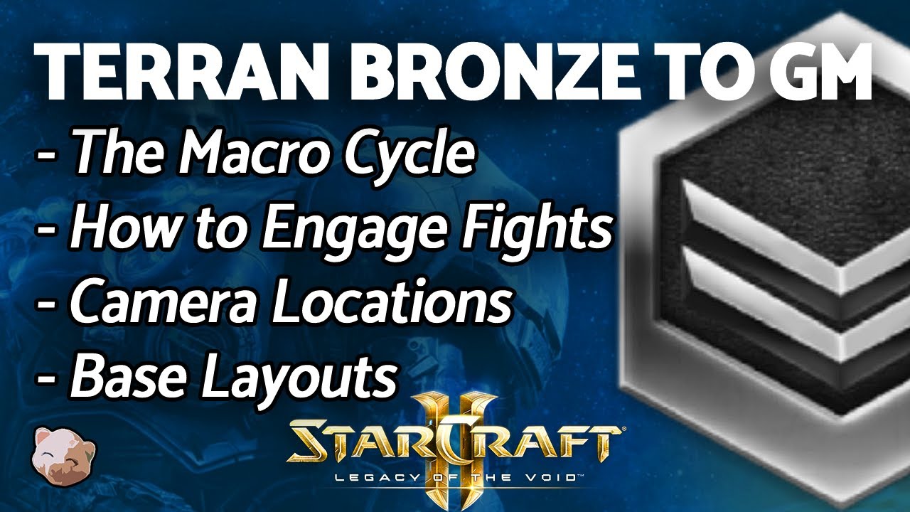 StarCraft 2: TERRAN Macro Cycle, How to Fight, Base Layouts | PART 2 Bronze to GM Series (B2GM)