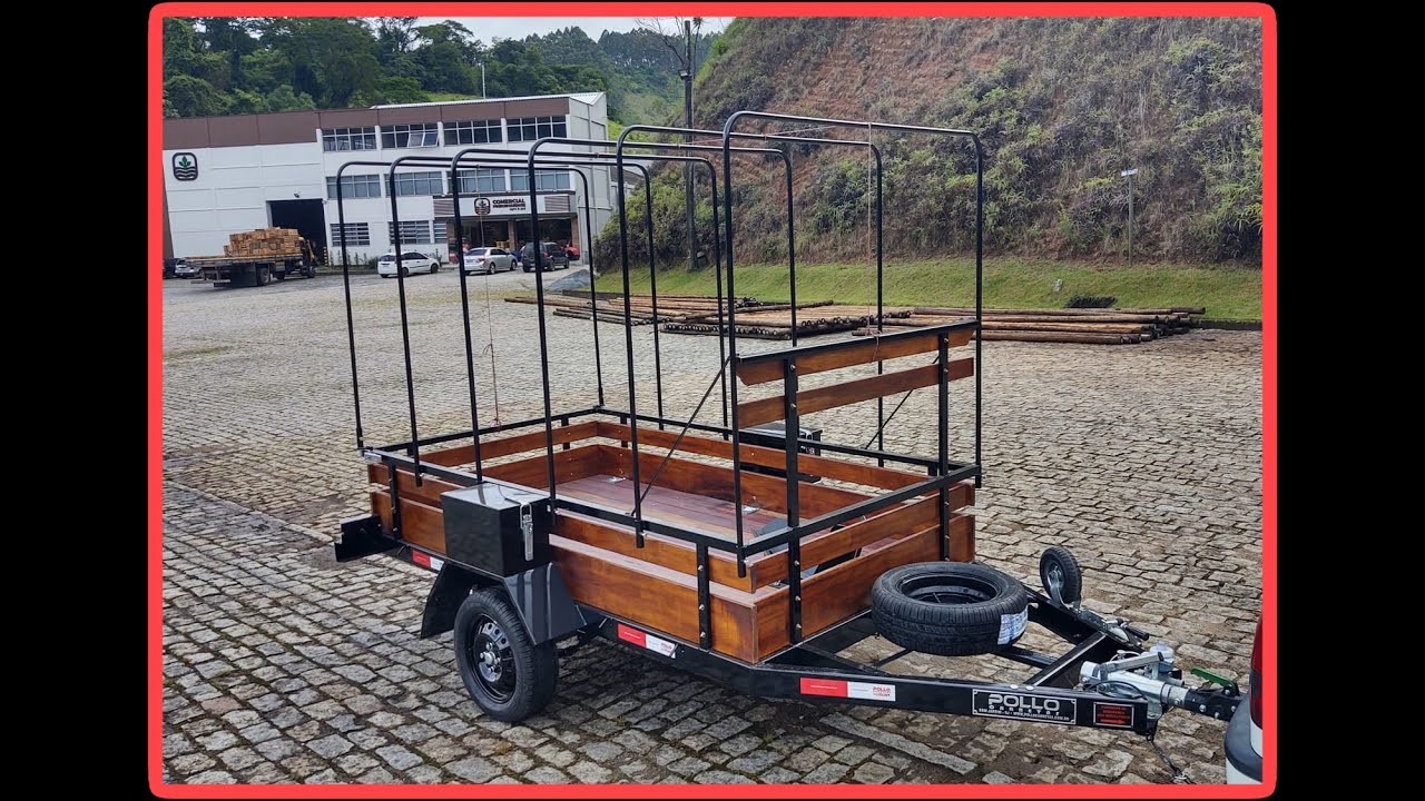 Reboque Carretinha  Diferenciada Com Acessórios