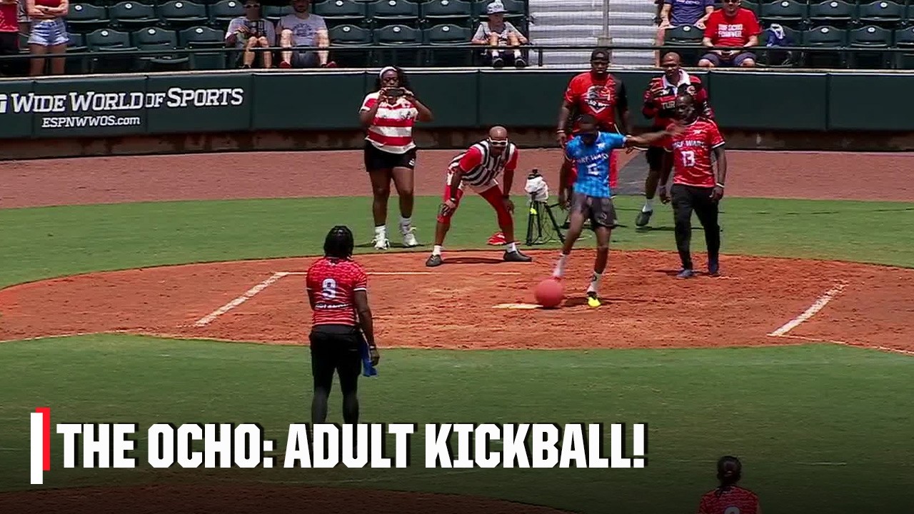 Adult Kickball: Red Reign vs. Blue Steel 🔥👀 | ESPN8: The Ocho