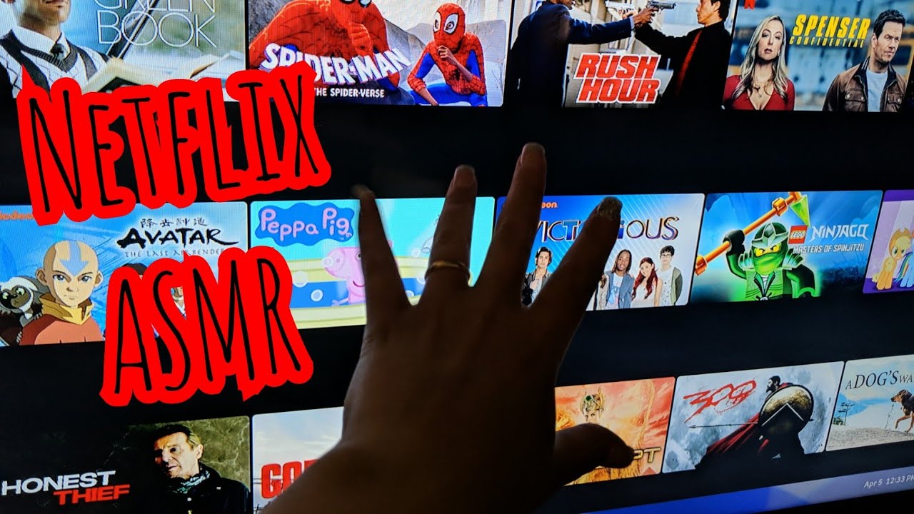 ASMR Netflix TV Tracing Fan fav (compilation)