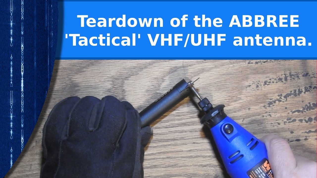 Ham Radio - Tear down of the ABBREE tactical VHF/UHF antenna.