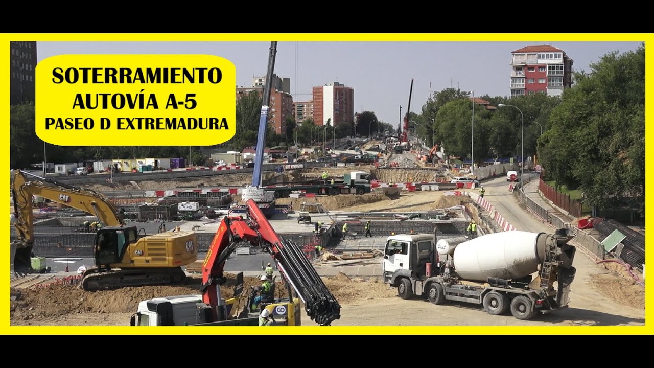 ¡VISITO EL INCREÍBLE SOTERRAMIENTO DE LA AUTOVÍA A-5! DEMOLICIÓN PUENTE C/VILLAMANÍN. ¿NUEVO BYPAS?