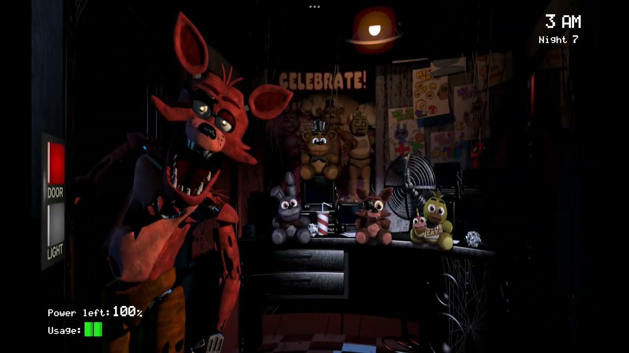 Прошёл five nights at freddy's шестая ночь и своя ночь 