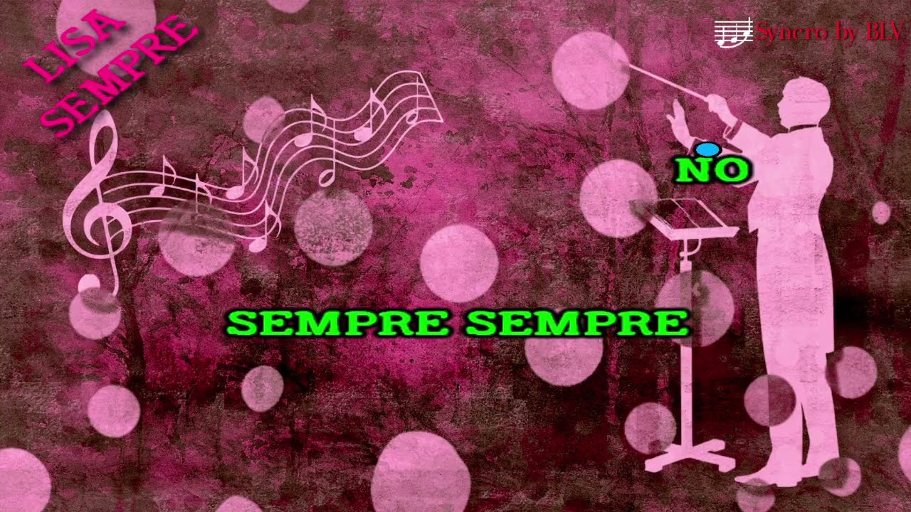 Lisa - Sempre karaoke