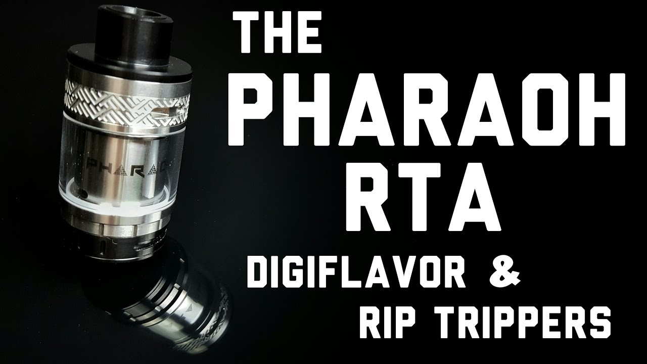 Digiflavor PHARAOH RTA Review & Different wicking - S'ok