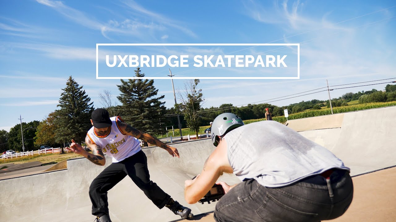 BLADING at UXBRIDGES HIDDEN GEM ROTARY SKATEPARK With Pump Track!