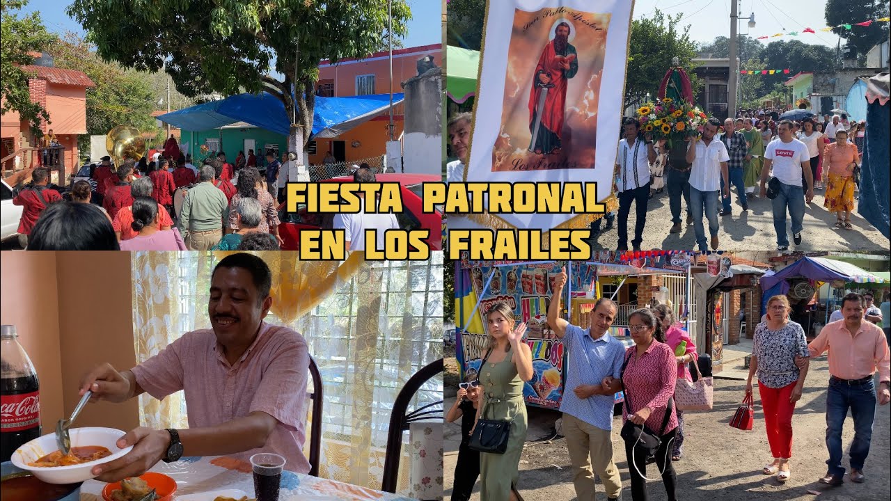 Asi Se VIVE la FIESTA Patronal en LOS FRAILES Veracruz tradicion, musica y fe