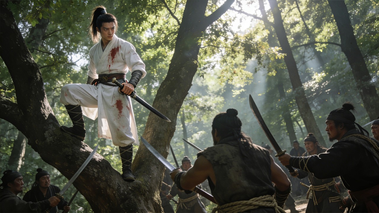 小夥竟是深藏不露的功夫高手，即便重傷在身，也無人能敵！#武侠 #功夫 #kungfu #kungfumaster