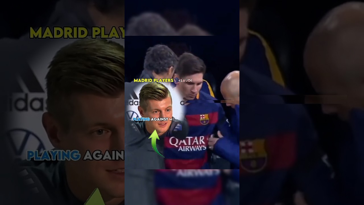 Madrid players fear messi #shorts