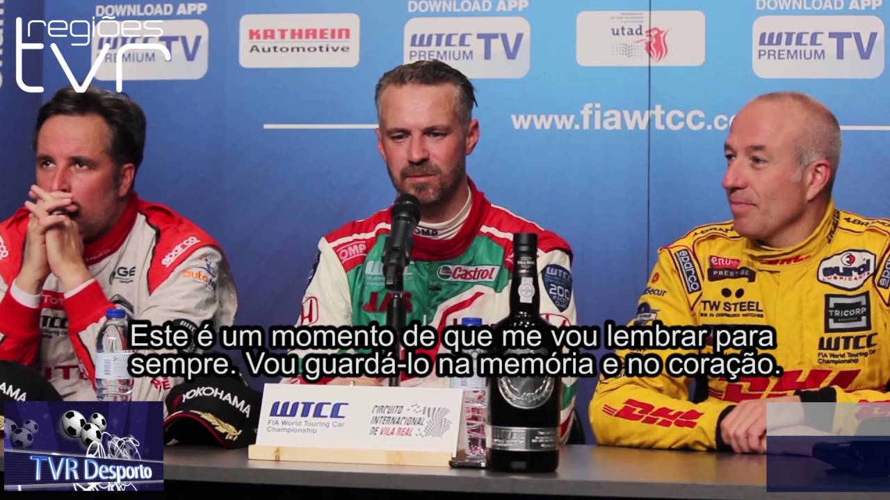 WTCC: TIAGO MONTEIRO VENCE EM VILA REAL - TVR