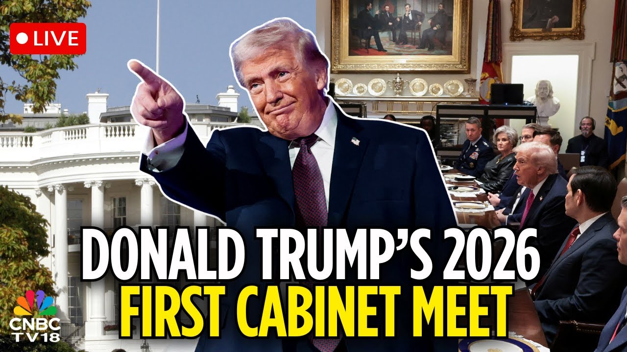 WATCH LIVE: Donald Trump New Year's First Cabinet Meeting At White House | Kristi Noem | N18G