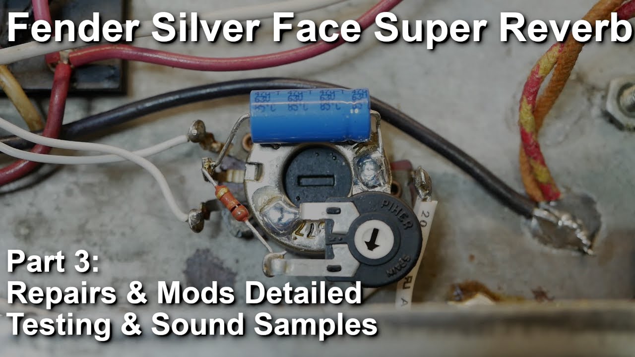 Part 3 - Fender Silver Face Super Reverb Restoration