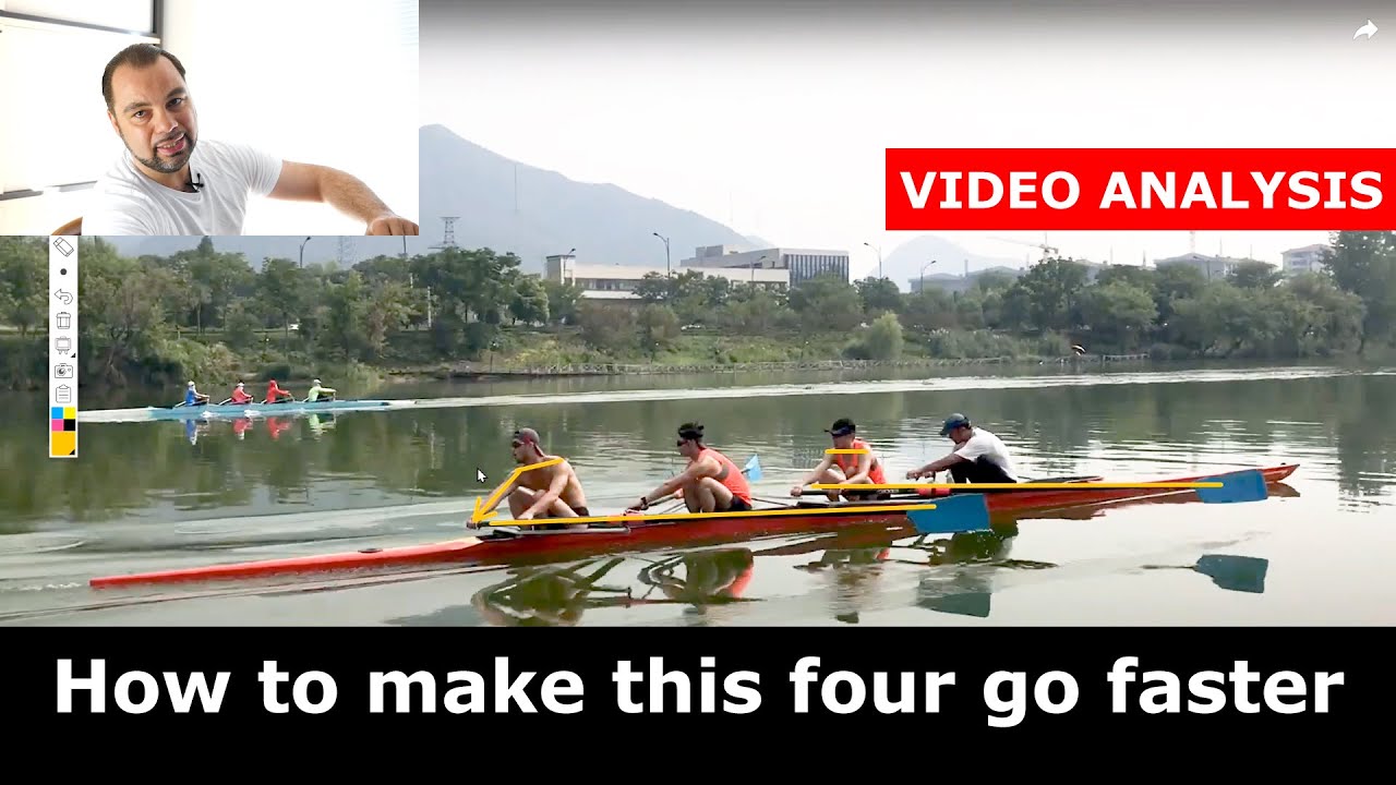 How to make this four go faster - sweep rowing video analysis