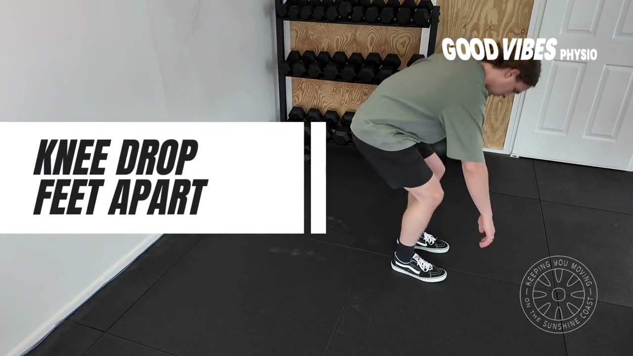 Knee Drop (Feet Apart) – Hip & Lower Back Mobility Exercise