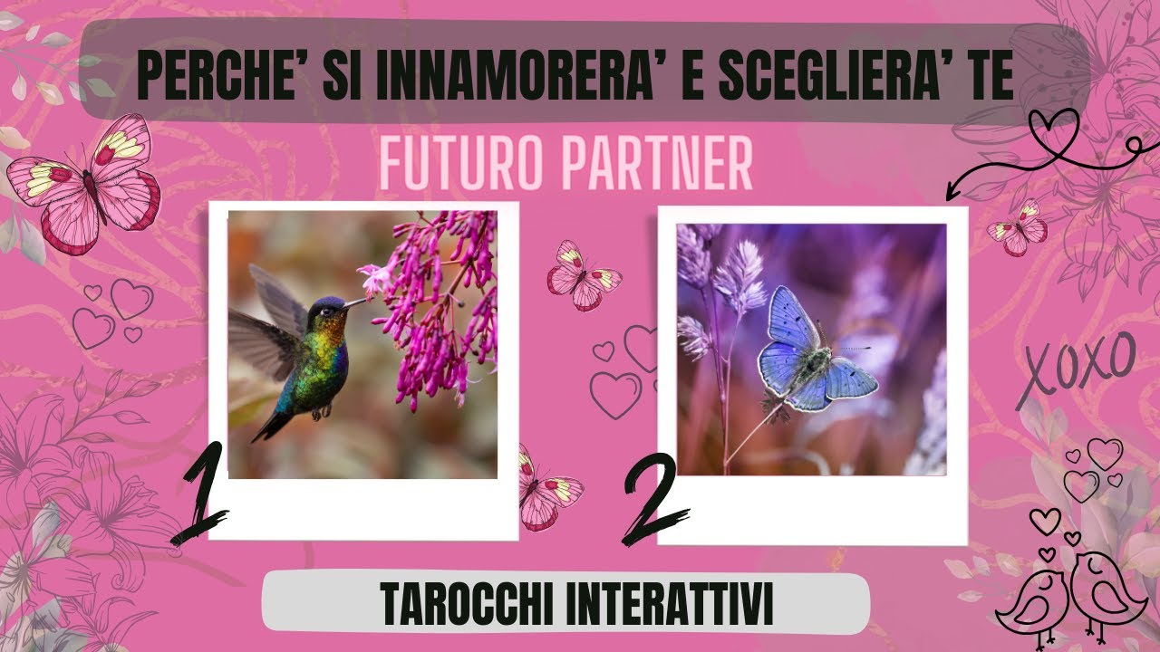 Amore 💖💖 Futuro Partner 💖Perche' Si Innamorera' E Scegliera' Te💖 Tarocchi Interattivi💖