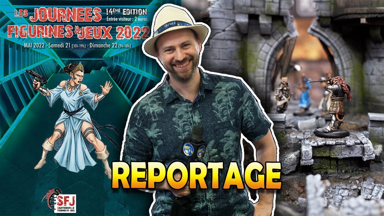 Reportage JOURNEES FIGURINES et JEUX Sartrouville JFJ 2022