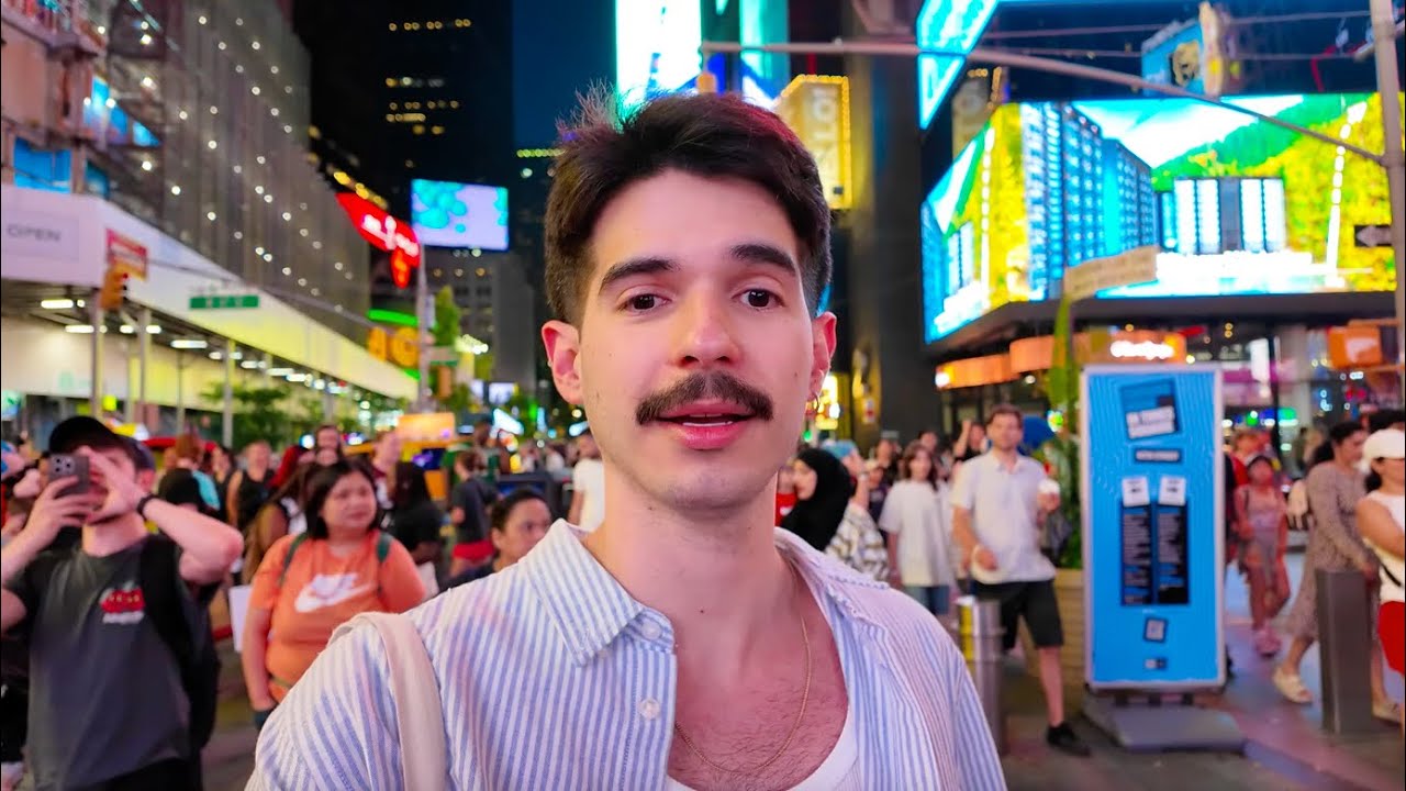 nova york | primeira vez nos estados unidos, caos na times square & encontrando as amigas