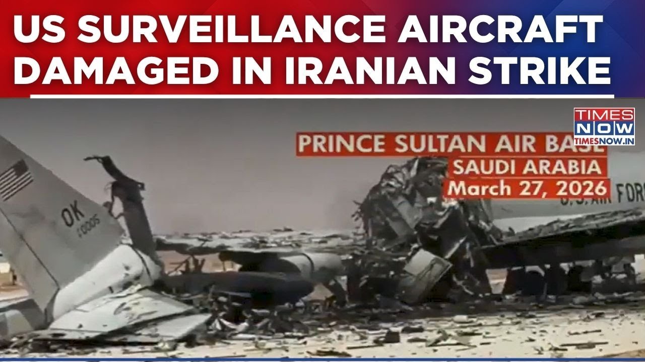 Israel-US-Iran War: Iranian Strike Hits US Surveillance Aircraft At Saudi's Prince Sultan Air Base