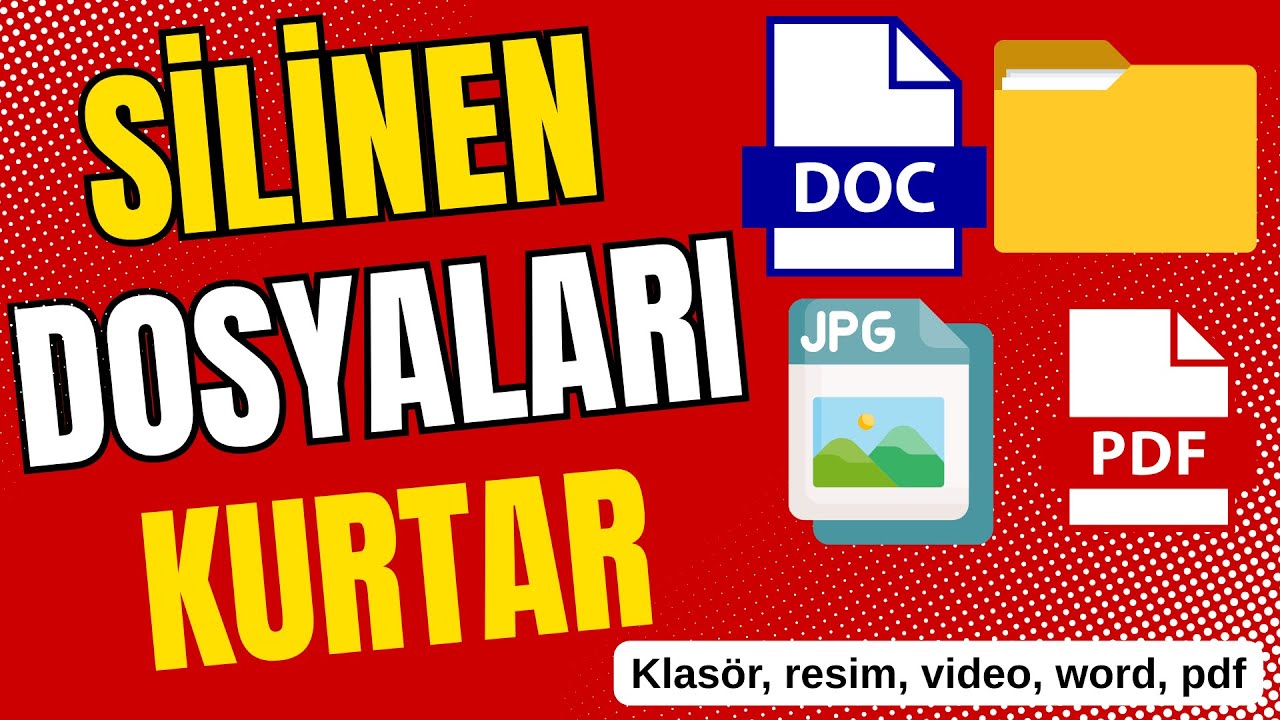Silinen Dosyaları Kurtar | Kalıcı Silinmiş Verileri Geri Getirme | Recuva