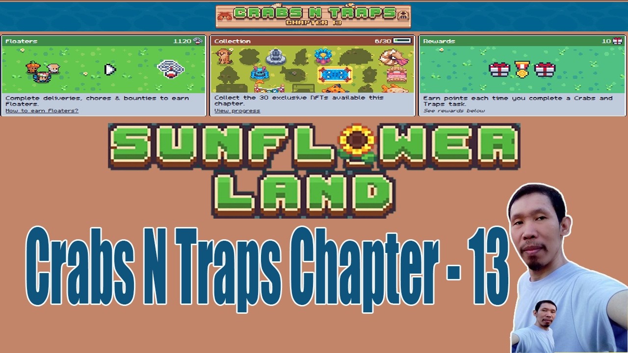 SunFlower Land Crabs N Traps Chapter 13 daily grind | #roninnetwork#web3game #roninnetwork