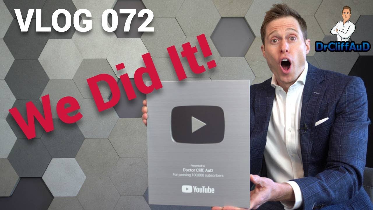 I Got My Silver YouTube Play Button for 100,000 Subscribers! | DrCliffAuD VLOG 072