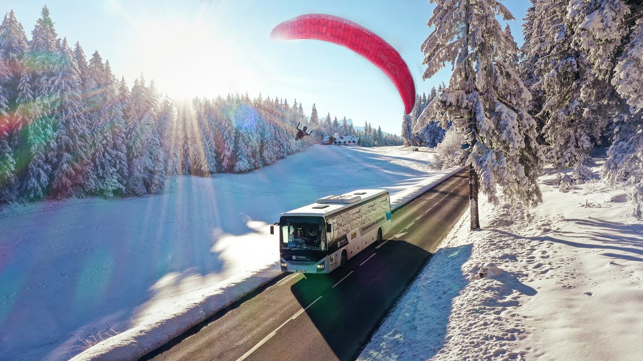2 min pour prendre le bus en fond de vallée. Vais-je réussir ?