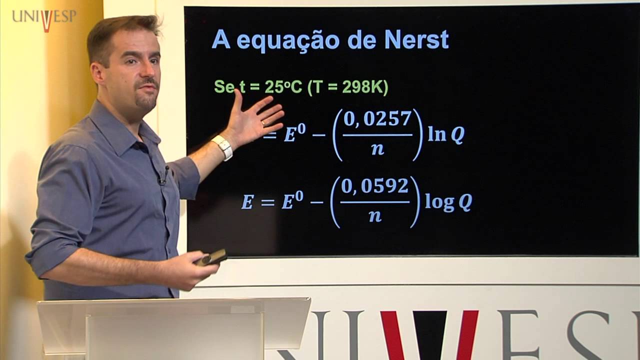 Química - Aula 13 - Como calcular a voltagem de uma pilha fora das condições padrão?