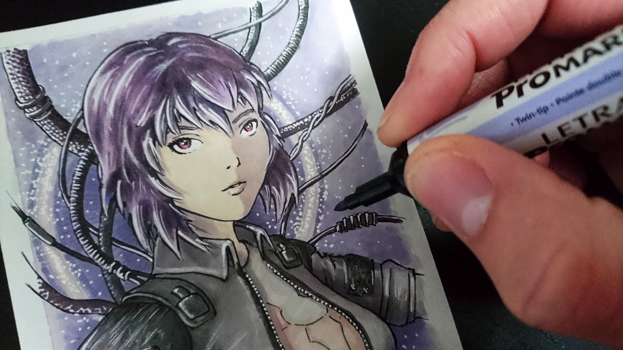 Drawing Zone - Ghost In The Shell - Motoko