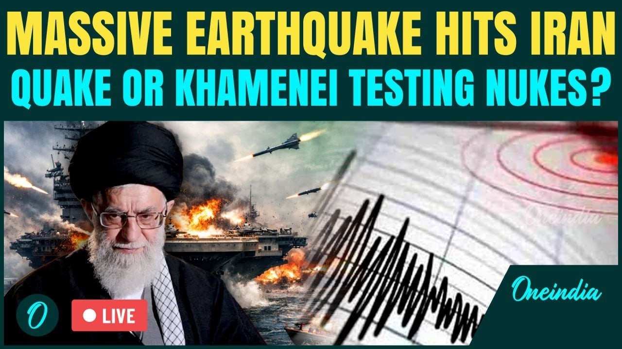 IRAN LIVE: 5.5 Earthquake Hits Southern Iran | Disaster or Khamenei’s Secret Nuclear Test?