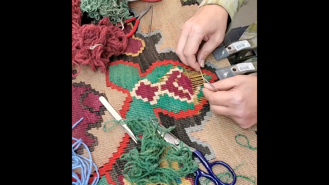 Armenian/ Russian Kilim Rug Repair/ Restorations