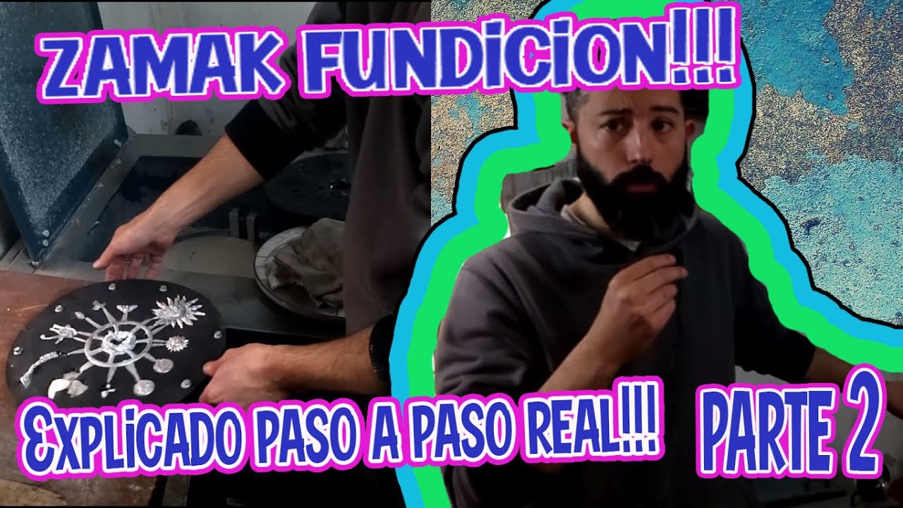 Molde de caucho para piezas de ZAMAK 2era Parte