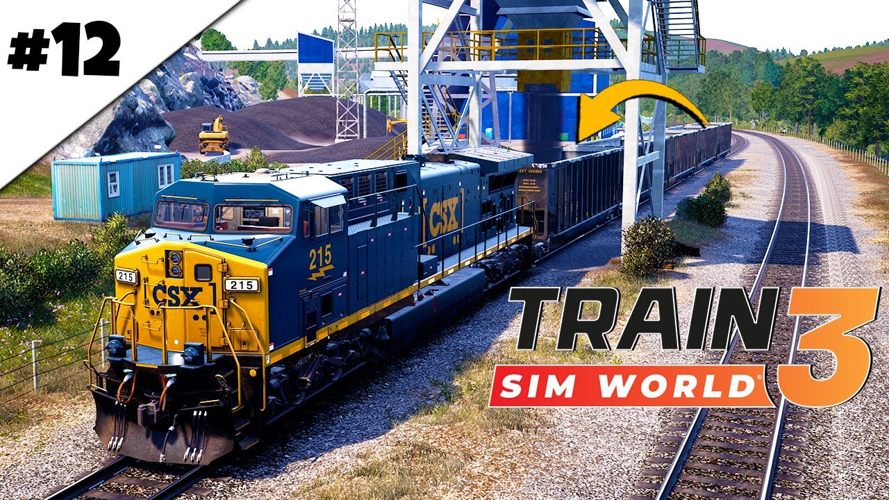 CARREGAMENTO DE CARVÃO - TRAIN SIM WORLD 3