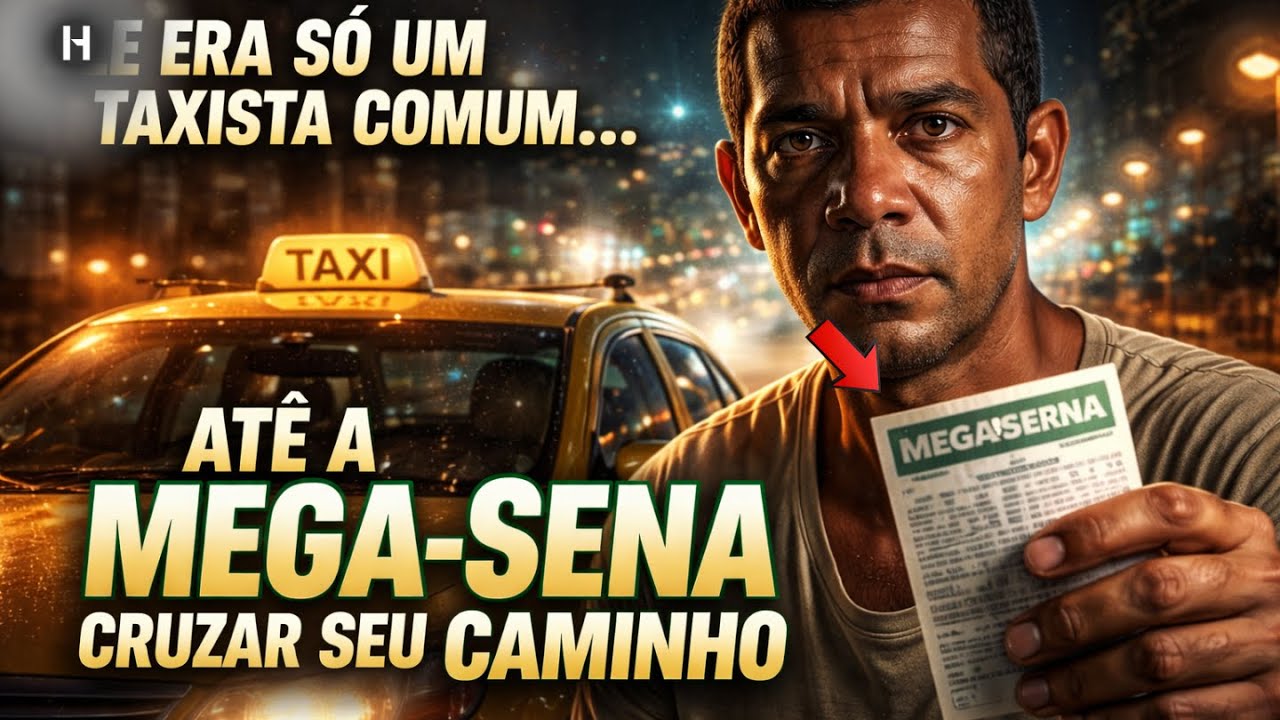 Ele era só um taxista comum — até a Mega-Sena cruzar seu caminho
