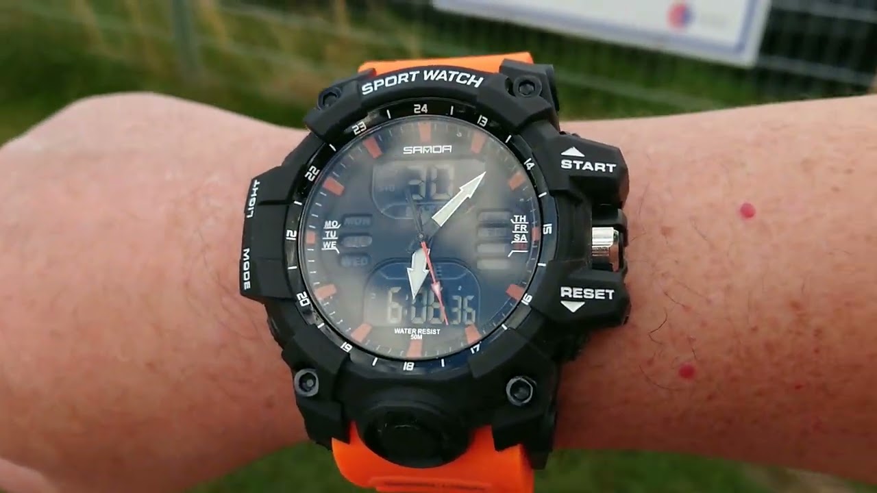 Sanda 6126 watch... In real life mode plus natural light...